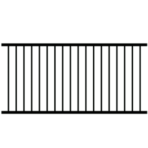 Steel Double Rail Fencing Panel