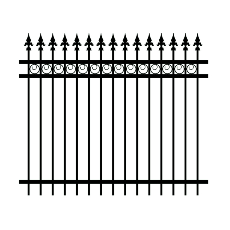Steel Ering Spear-top Fencing Panel